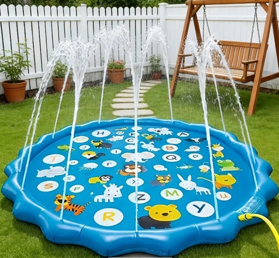 Portable Swimming Pool With Water Sprinklers - photo 2