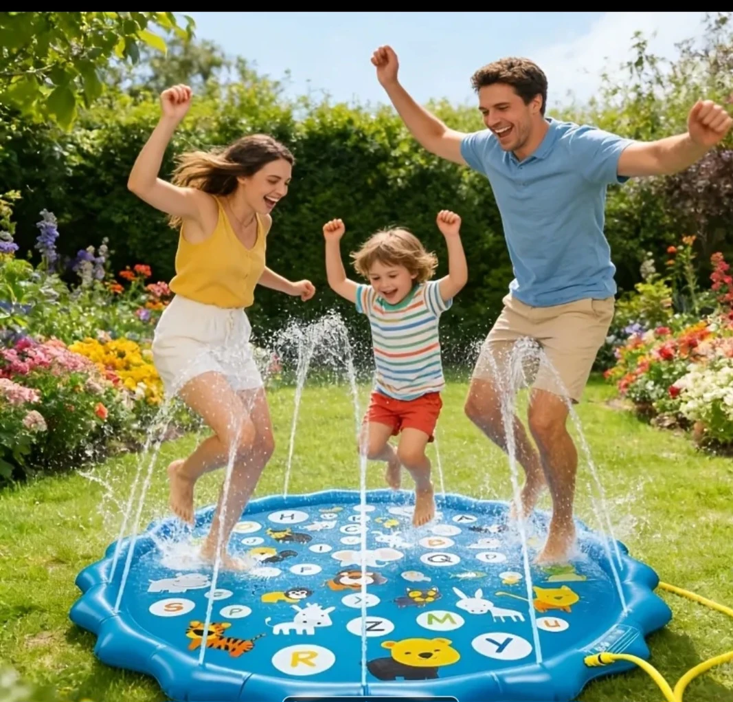 Portable Swimming Pool With Water Sprinklers - photo 4