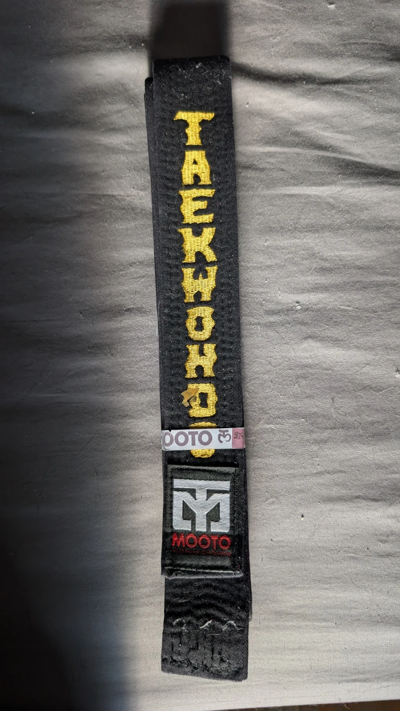 Mooto Black Belt World Taekwondo Federation
