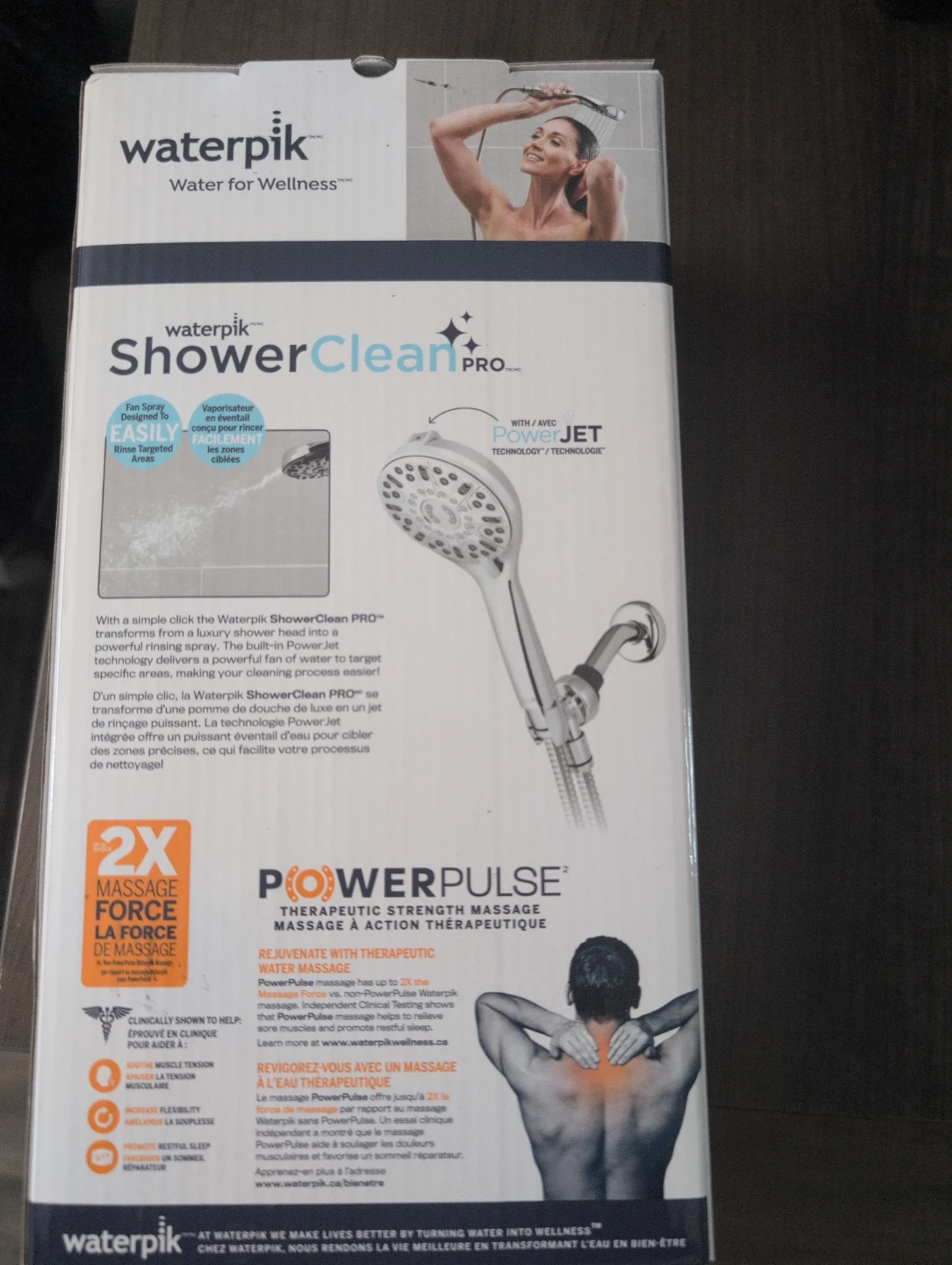 Waterpik ShowerClean PRO Showerhead with PowerPulse Massage - photo 2