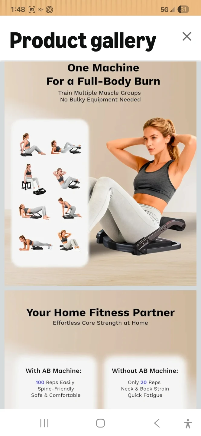 AIRHOP Abdominal Trainer Machine - photo 2