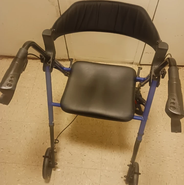 VOCIC 4-Wheel Walker with Seat and Brakes - photo 3