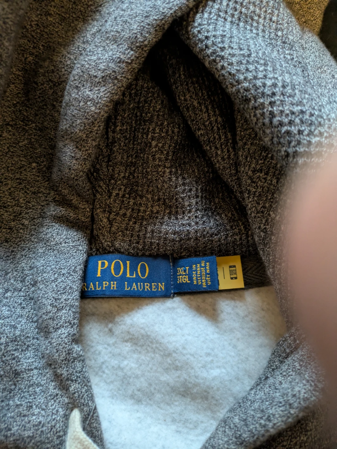 Polo Ralph Lauren Full Zip Hoodie Grey 3XLT - photo 3