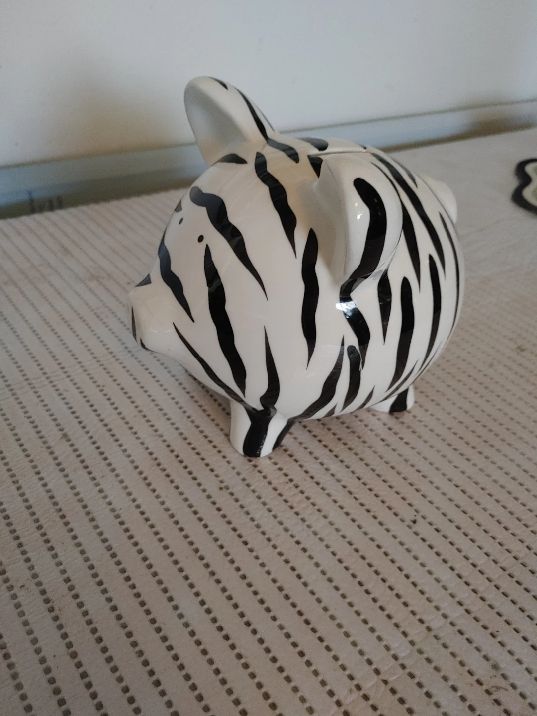 Zebra Piggy Bank