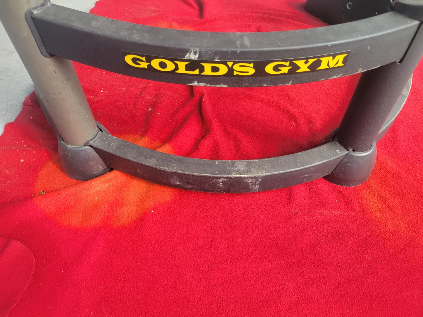 GOLD'S GYM  SQUAT RACK FROM A SET ARC FORM. LOWEST H- 5 3/4 - photo 2