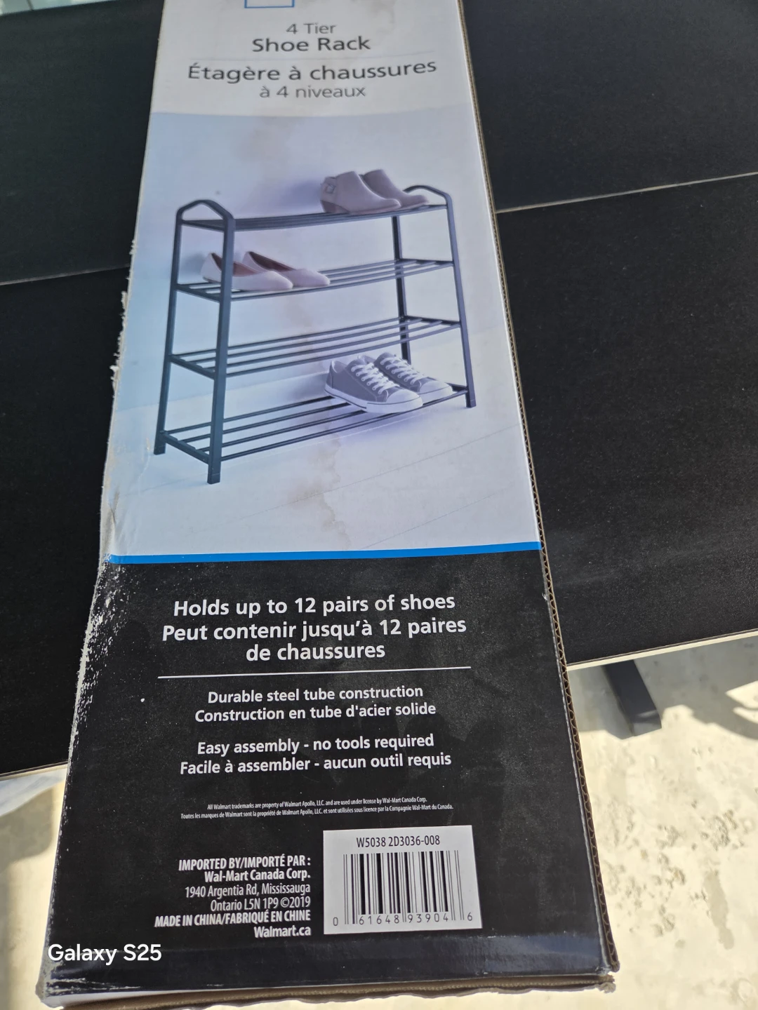 Mainstays 4 Tier Shoe Rack - photo 2