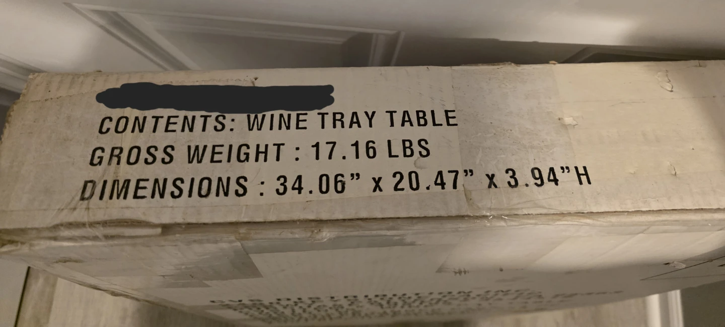 Wayland Square Wine Tray Table Folding Wine Rack - photo 3