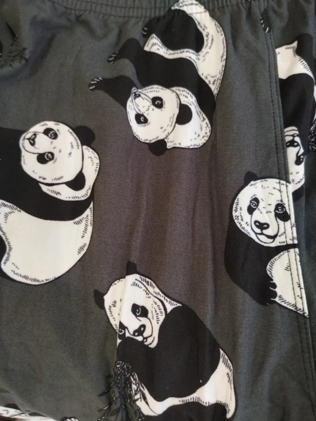 🧡BRAND NEW WOMEN'S PANDA LEGGINGS ONE SIZE FITS ALL - photo 4