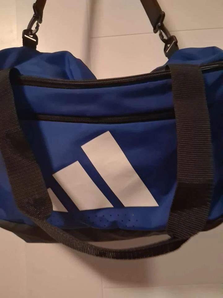 Adidas Blue Duffel Bag
