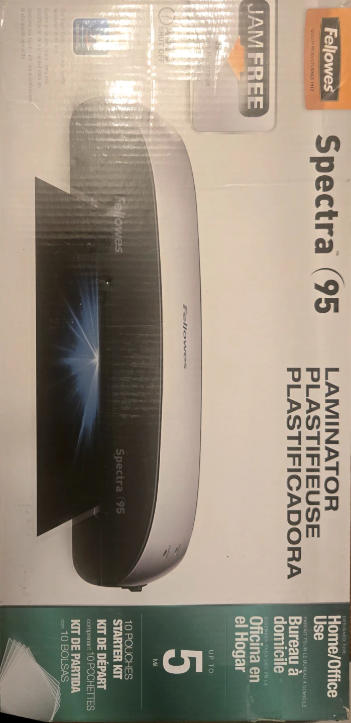 Fellowes Spectra 95 laminator - 200 Pack