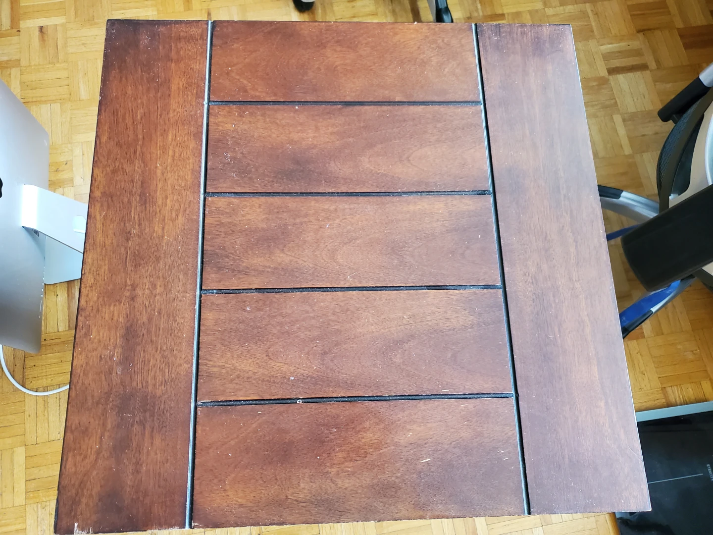 Wood side table - photo 2