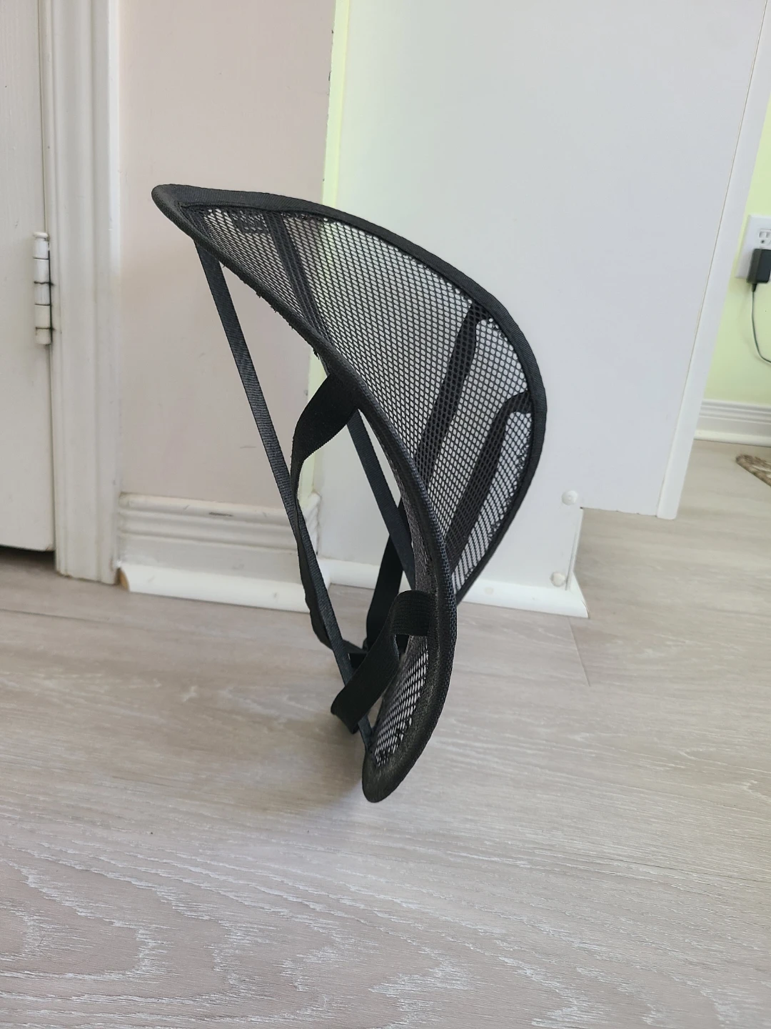Black Mesh Lumbar Support Back Brace - photo 2