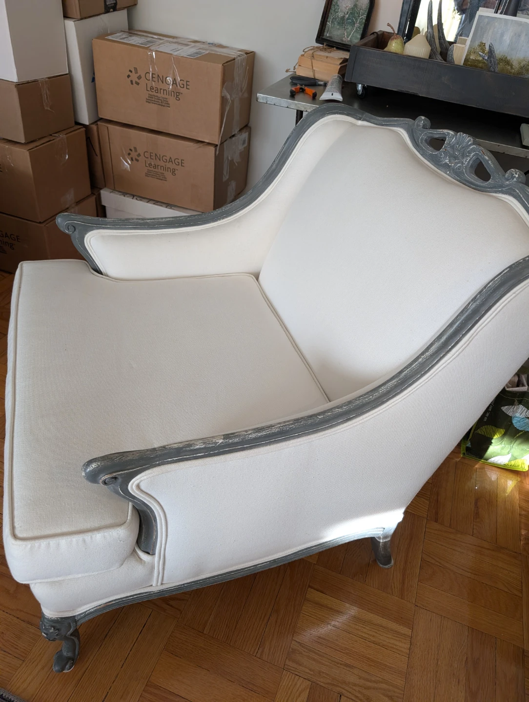 White Accent Chair - photo 4