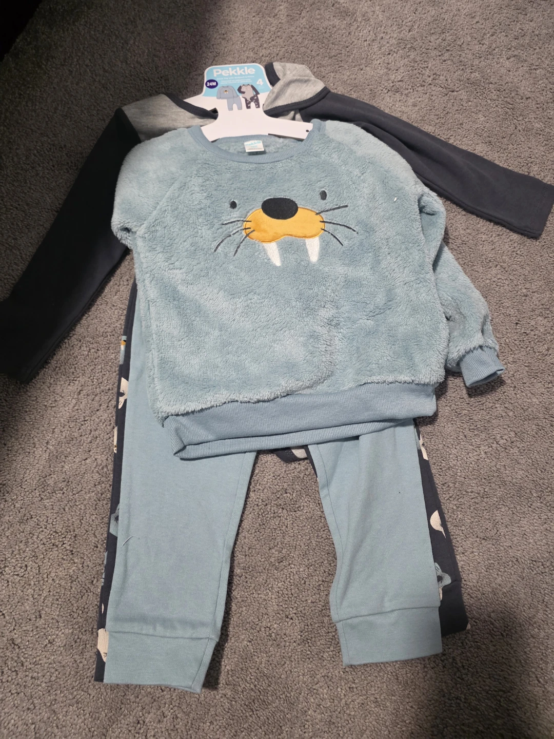 Pekkle Baby Boy's 4 Piece Pajama Set - 24 Months