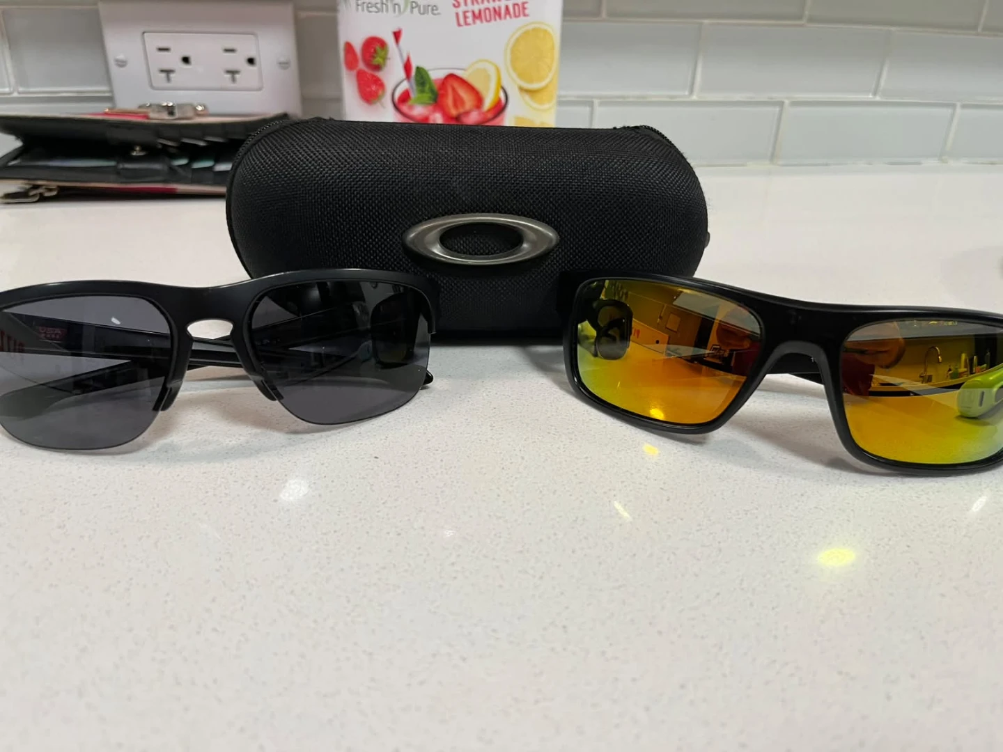 Oakley Sunglasses  with Case 2for1