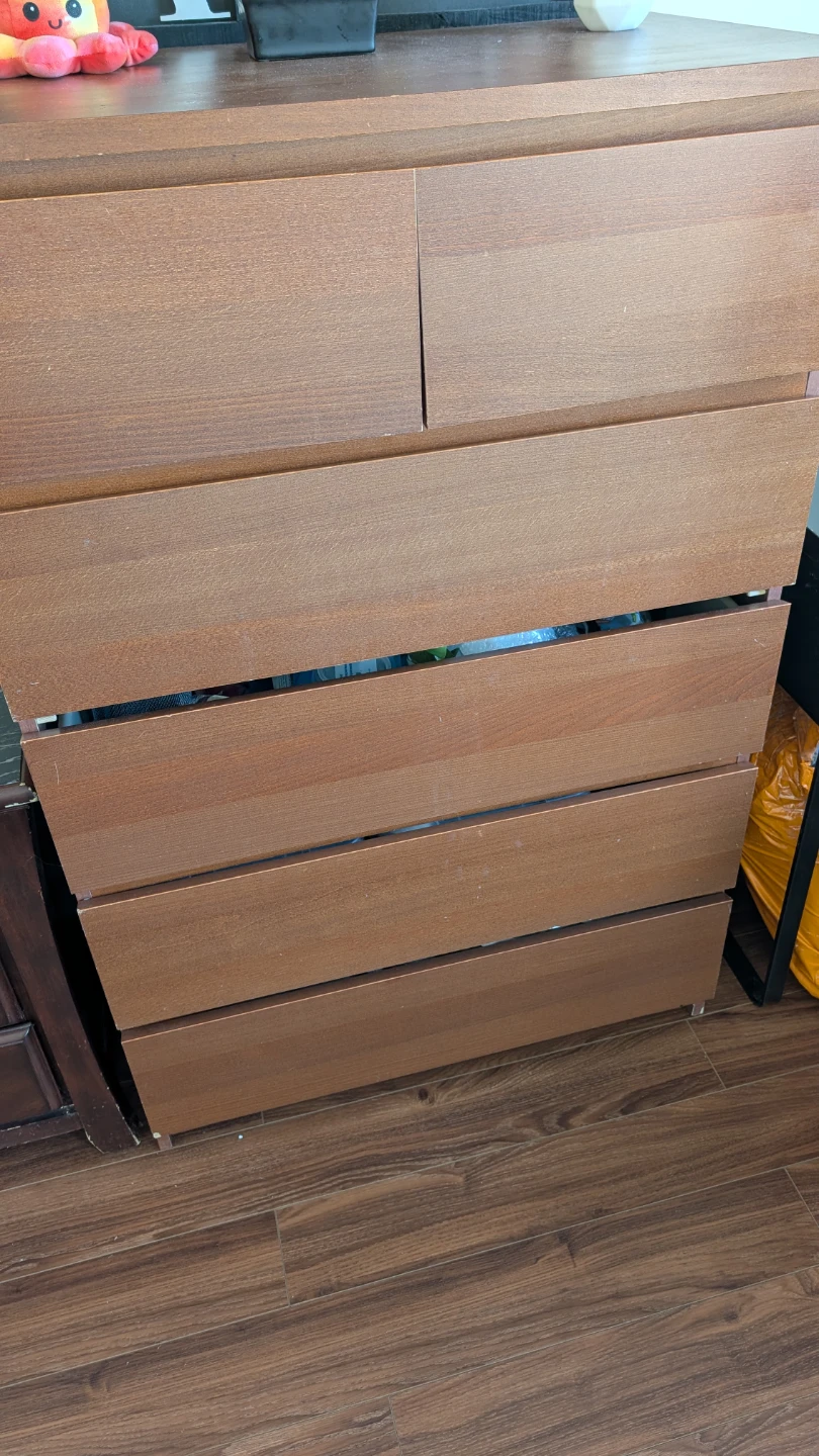 Brown Wooden Dresser