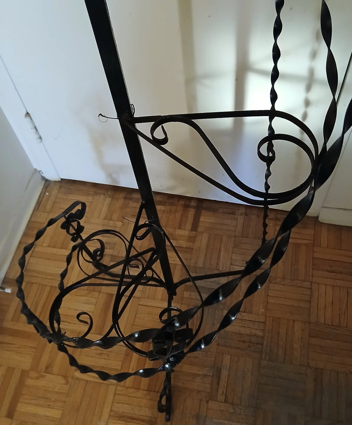 Vintage wrought iron Tiered Plant Stand - photo 3
