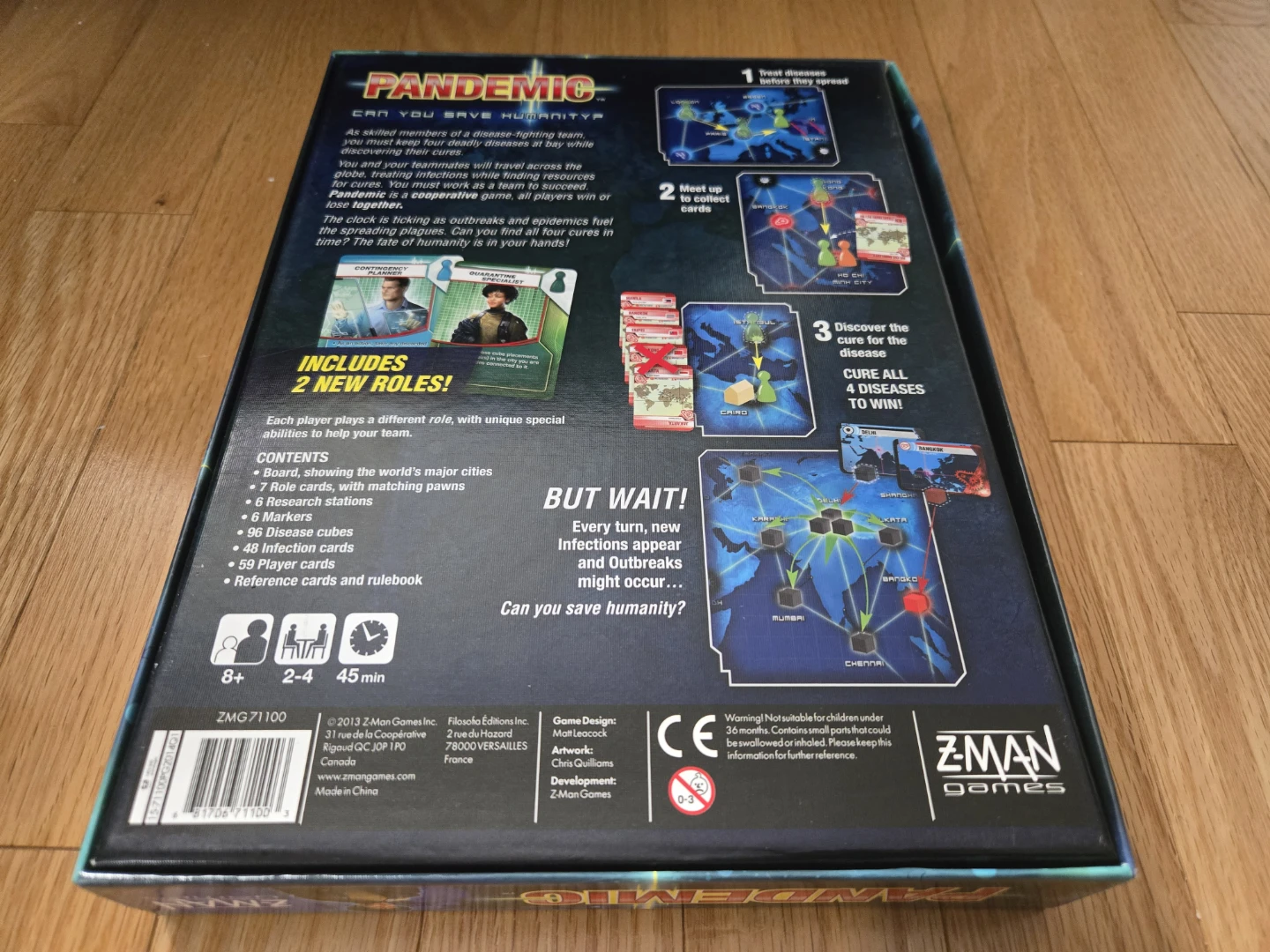 Pandemic Board Game (2013) - photo 2
