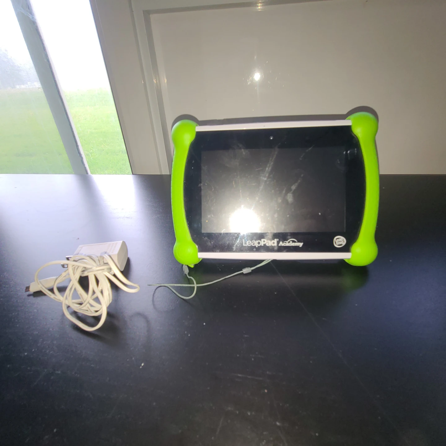 LeapFrog LeapPad Academy Green Tablet with Charger