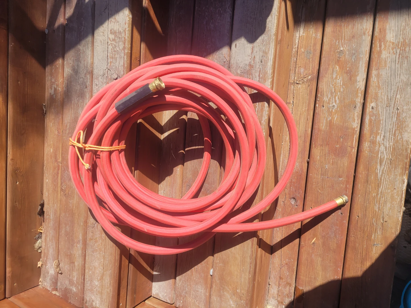 Hot water Red rubber hose 50ft