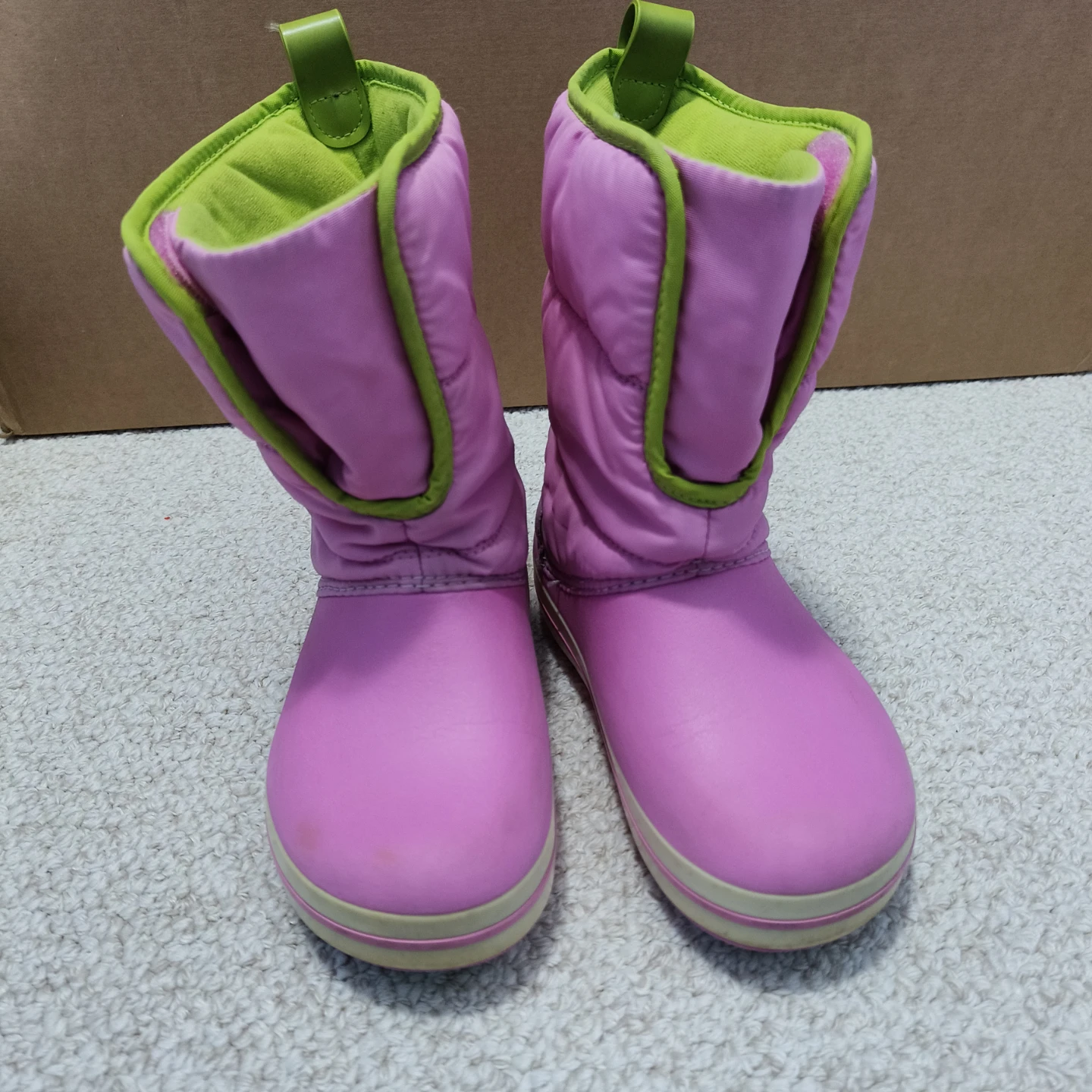 Crocs Pink Insulated Winter Boots Size C13