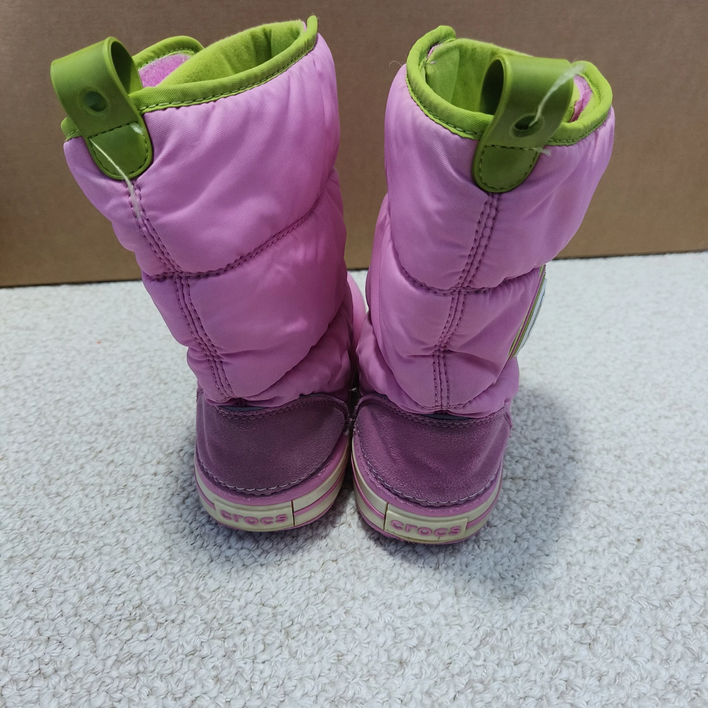 Crocs Pink Insulated Winter Boots Size C13 - photo 3