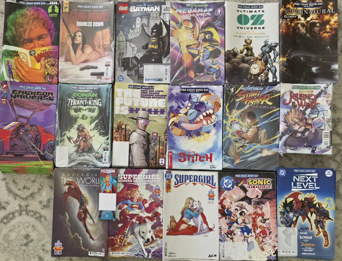 Free Comic Book Day 2026 Comic Lot