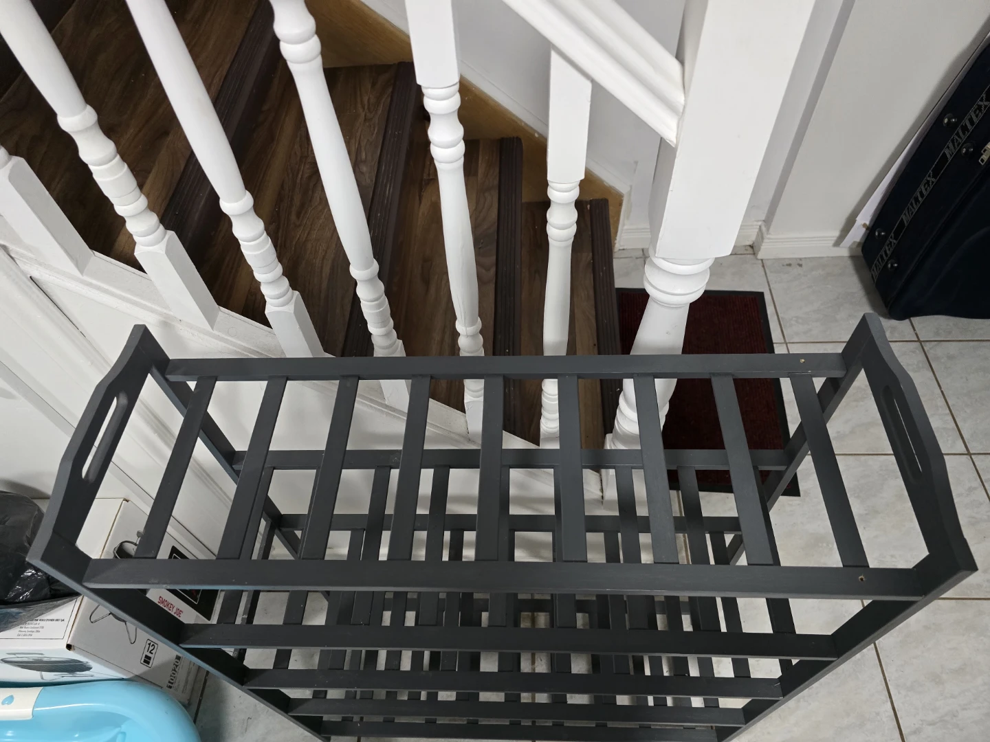 Bamboo Grey 5-Tier Shoe Rack - photo 2