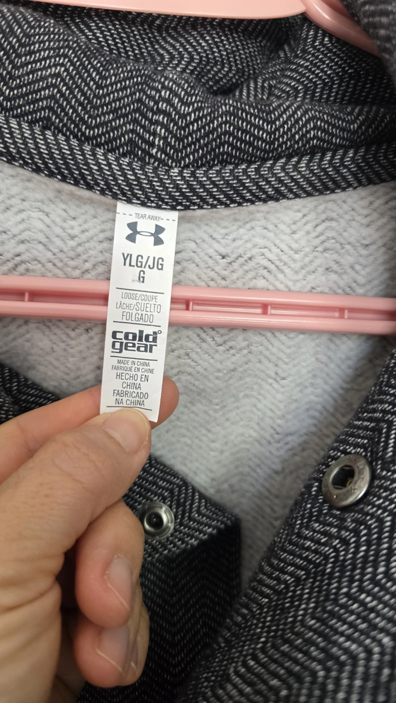 Girls Under Armour ColdGear Hooded Jacket Size kids 10-12Y - photo 3