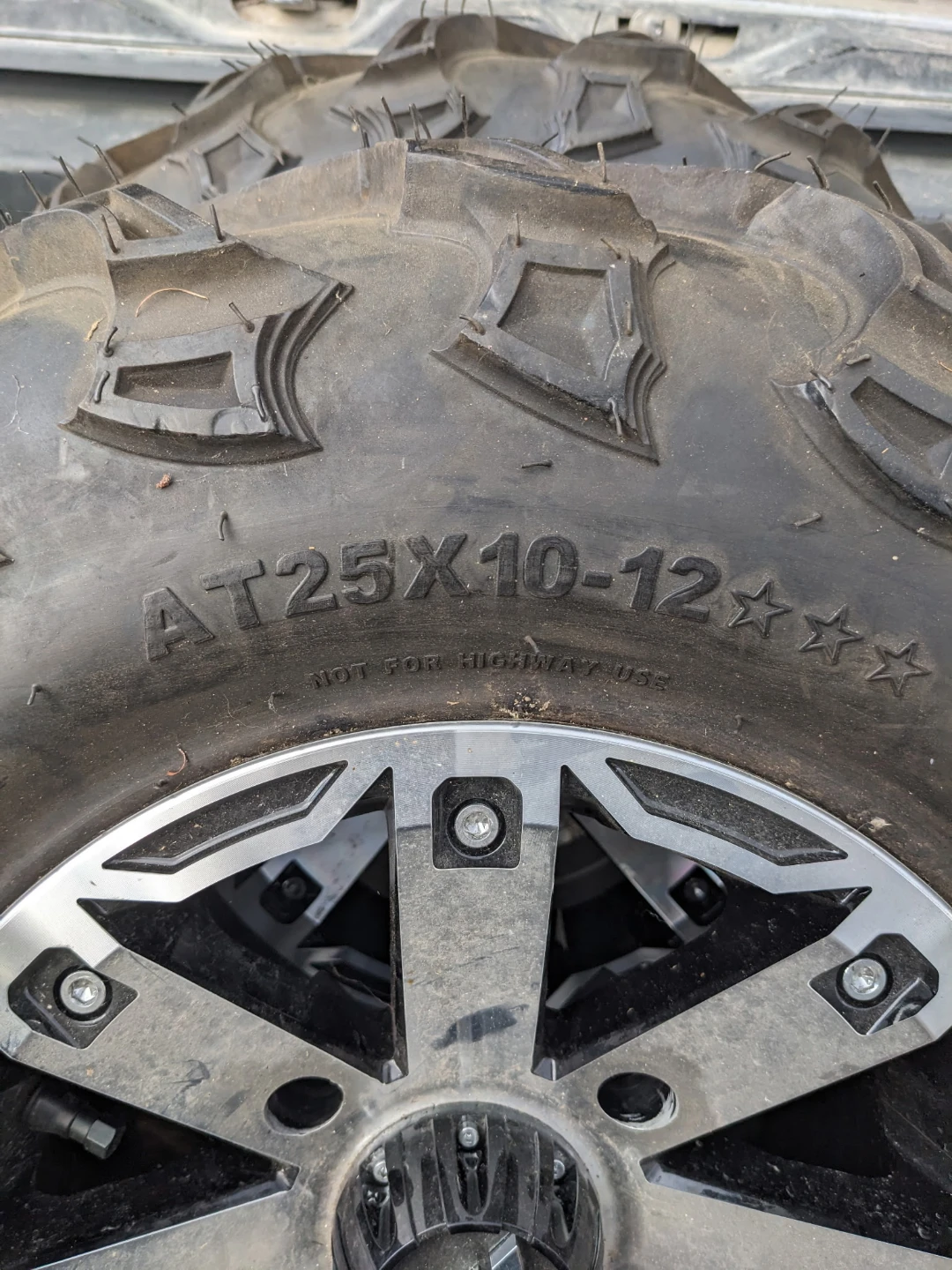 Brand New Outback ATV Mud Tires & Rims – Set of 4 - photo 2