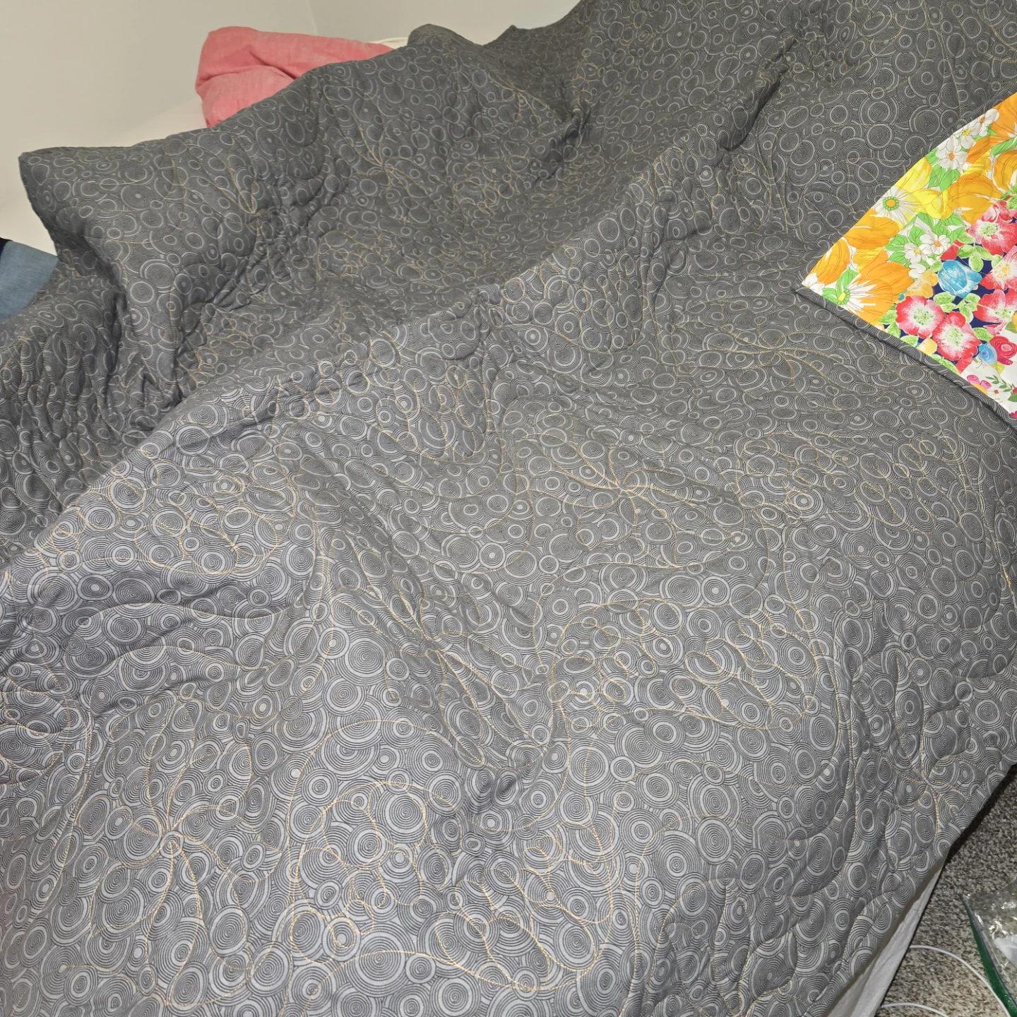 Handmade Quilted Blanket Throw - photo 2