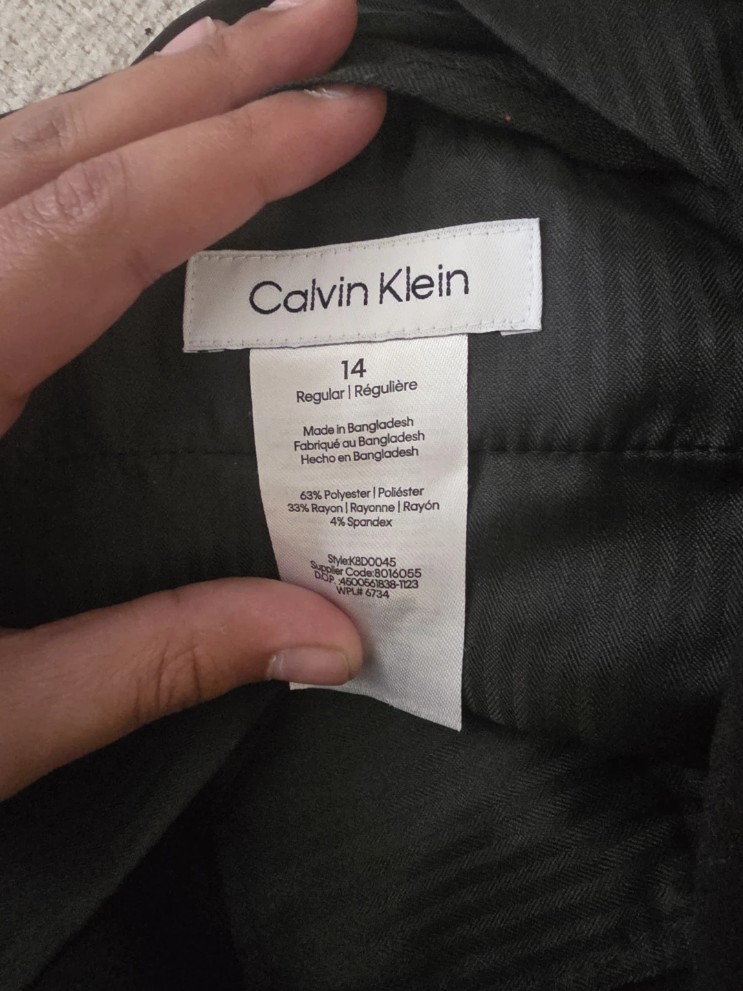 Calvin Klein men Black Suit Set Size 14 - photo 3
