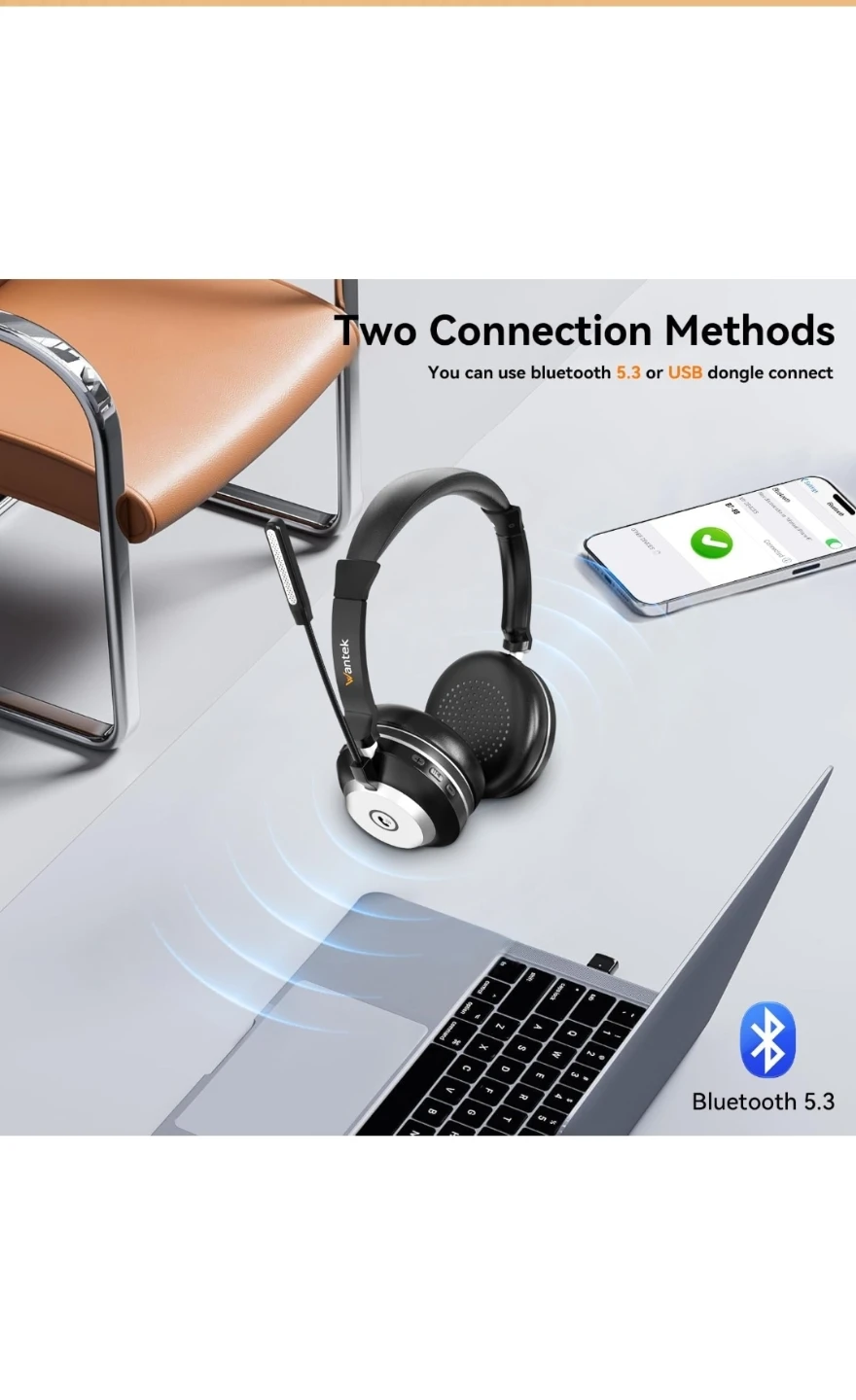 New Wireless Headset with Noise Cancelling - photo 2
