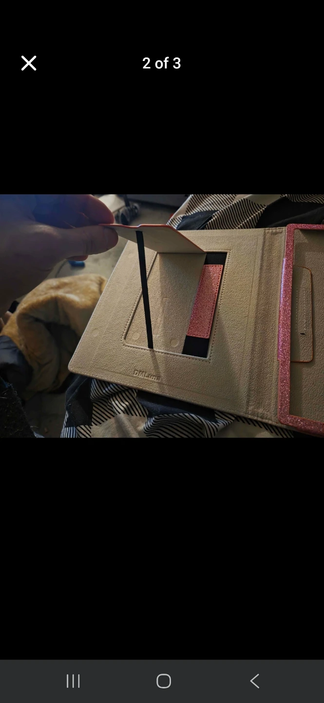 Pink Glitter Folio Case for Tablet