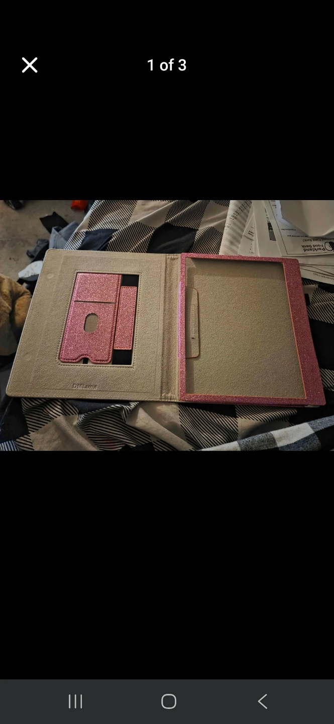 Pink Glitter Folio Case for Tablet - photo 2