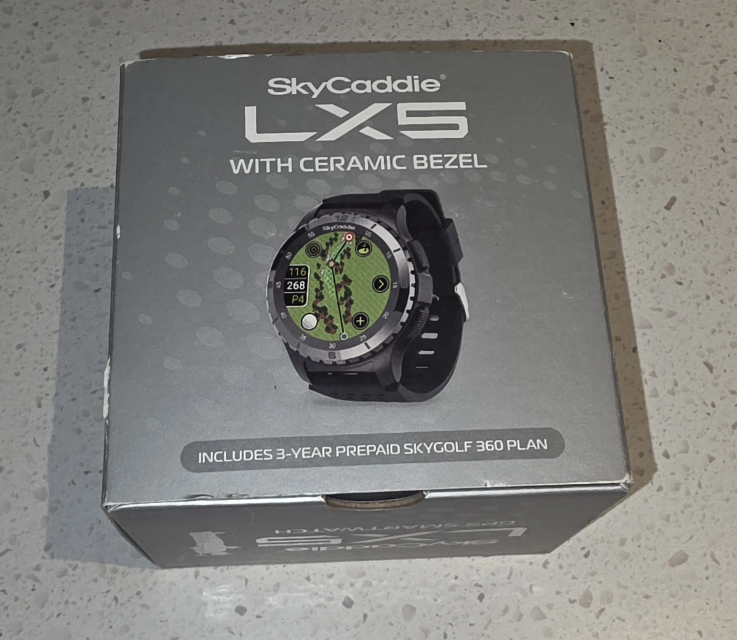 SkyCaddie LX5 GPS Smartwatch with Ceramic Bezel