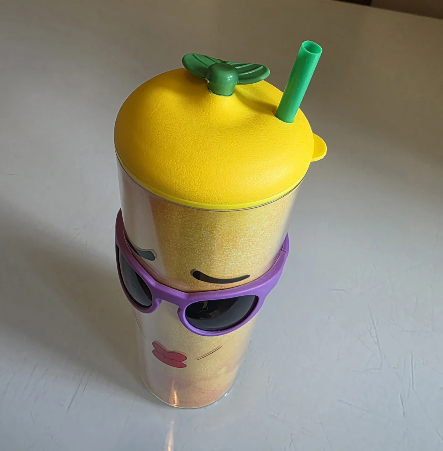 Vintage ​Cool Gear Shady Fruit 20 oz Lemon Tumbler