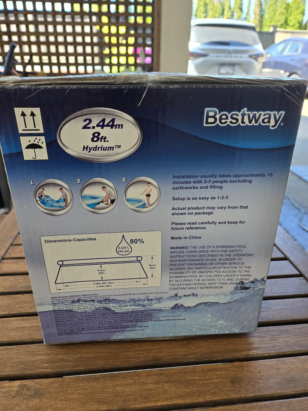 Brand new sealed 8ft pool - photo 3