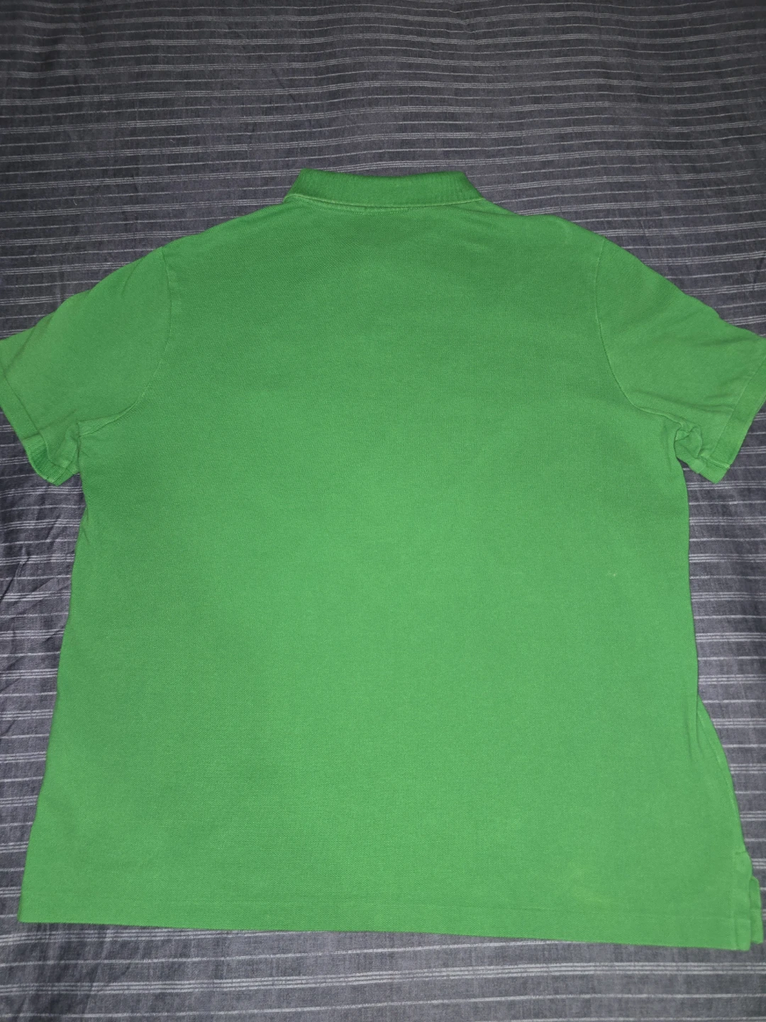 Lg - Ralph Lauren Polo Big Pony Green/Orange Shirt (CLEAN) - photo 2