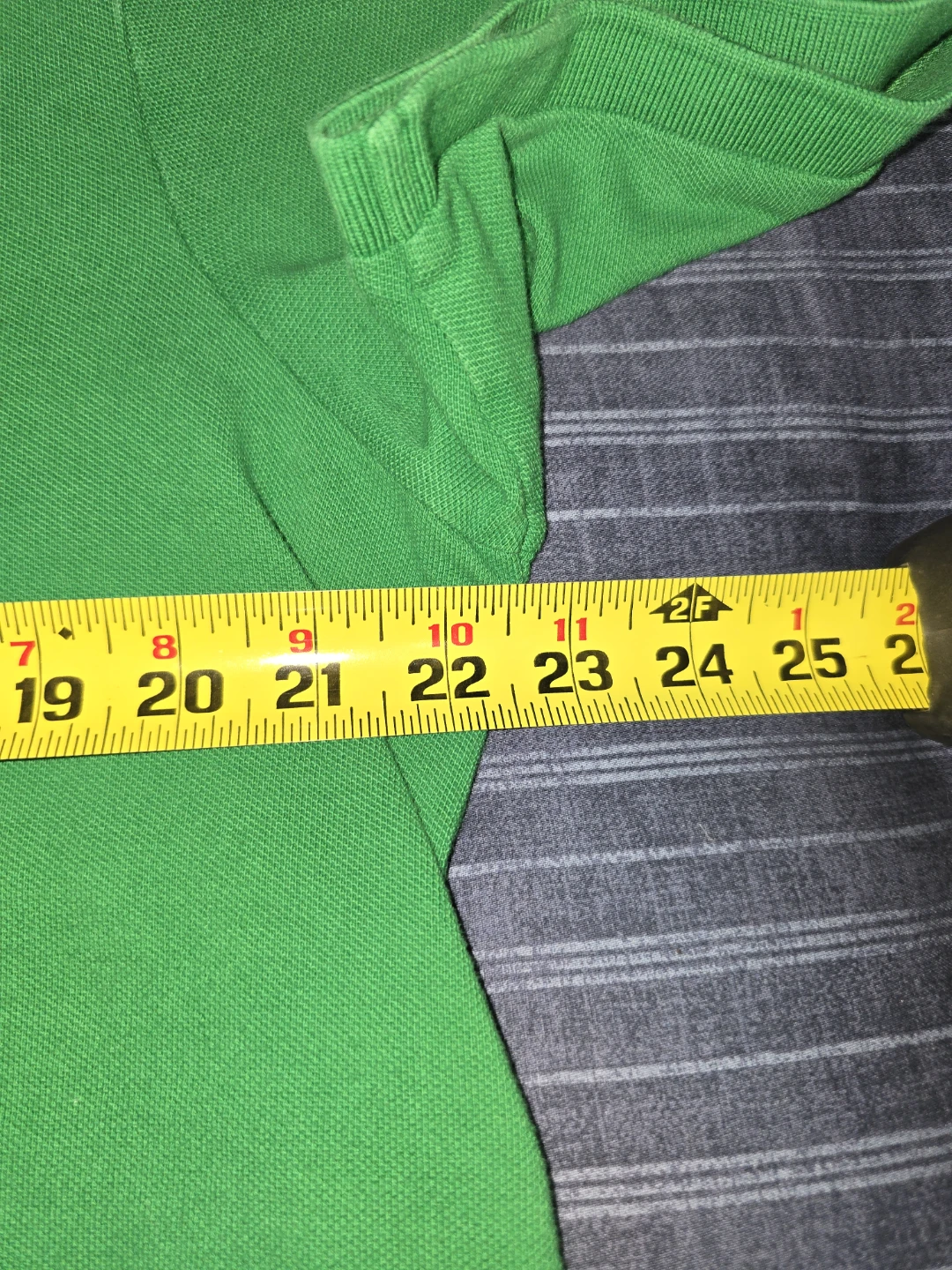 Lg - Ralph Lauren Polo Big Pony Green/Orange Shirt (CLEAN) - photo 4