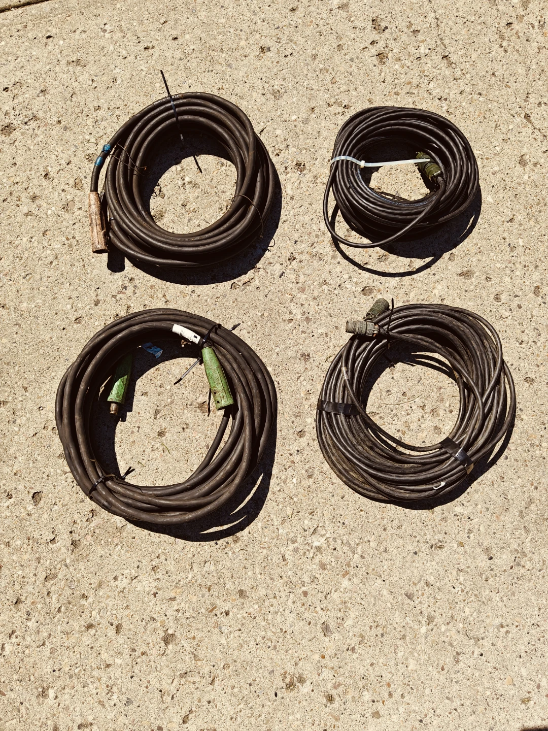 Welding cables 50 & 100 ft.