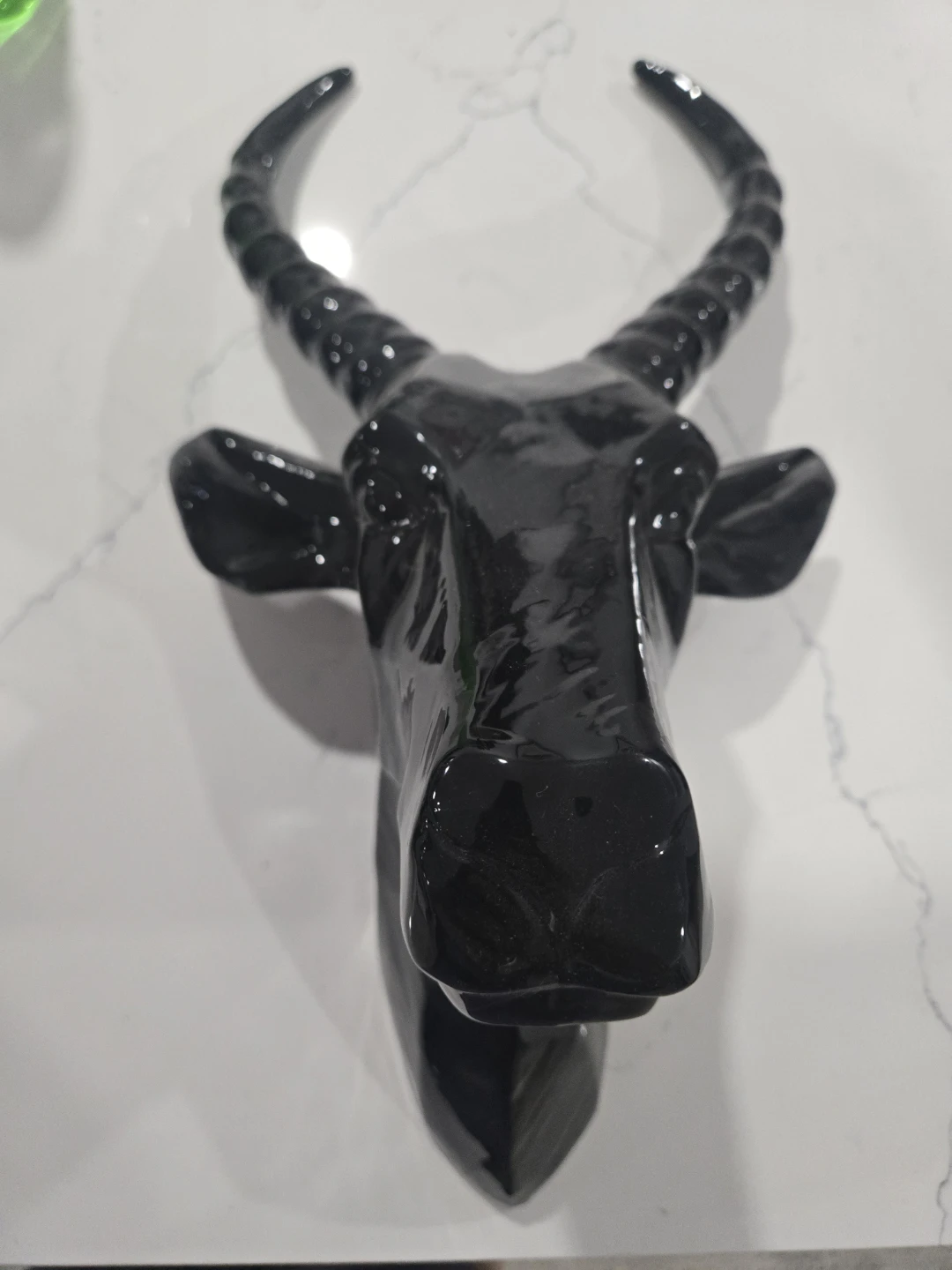 Black Gazelle Head Wall Mount Decor - photo 2