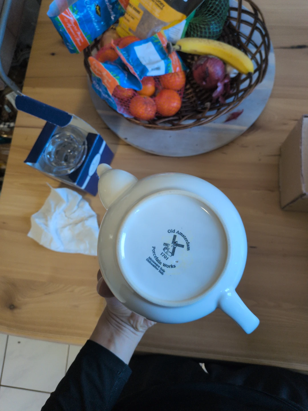 Old Amsterdam Porcelain Works Teapot - photo 5