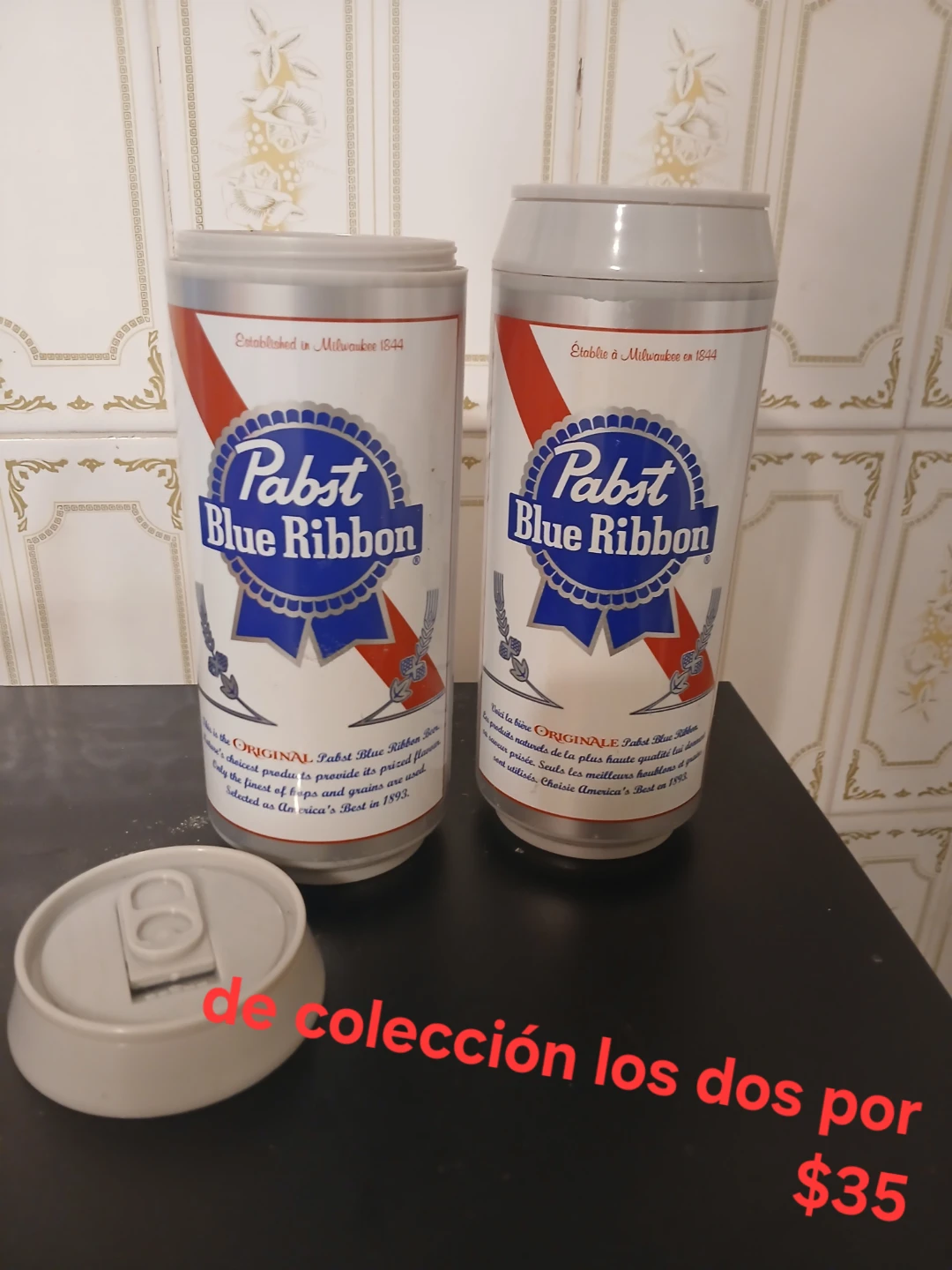 Pabst Blue Ribbon Can Shaped Containers
