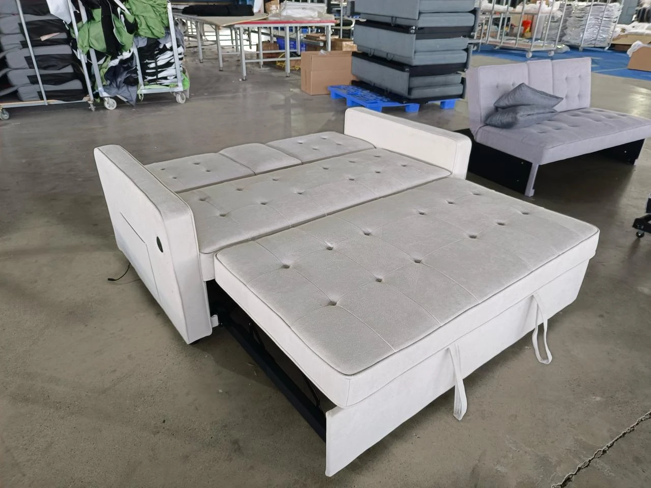 Sofa Bed with Cup Holders Brand New on Sale