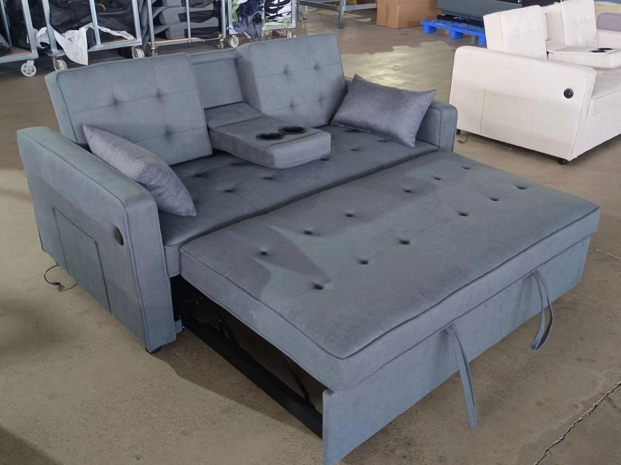 Sofa Bed with Cup Holders Brand New on Sale - photo 4