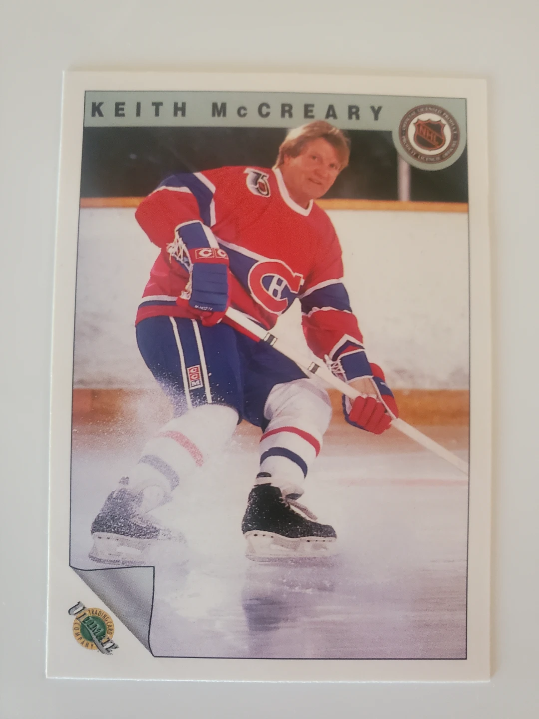 Keith McCreary 1992 O-Pee-Chee Hockey Card