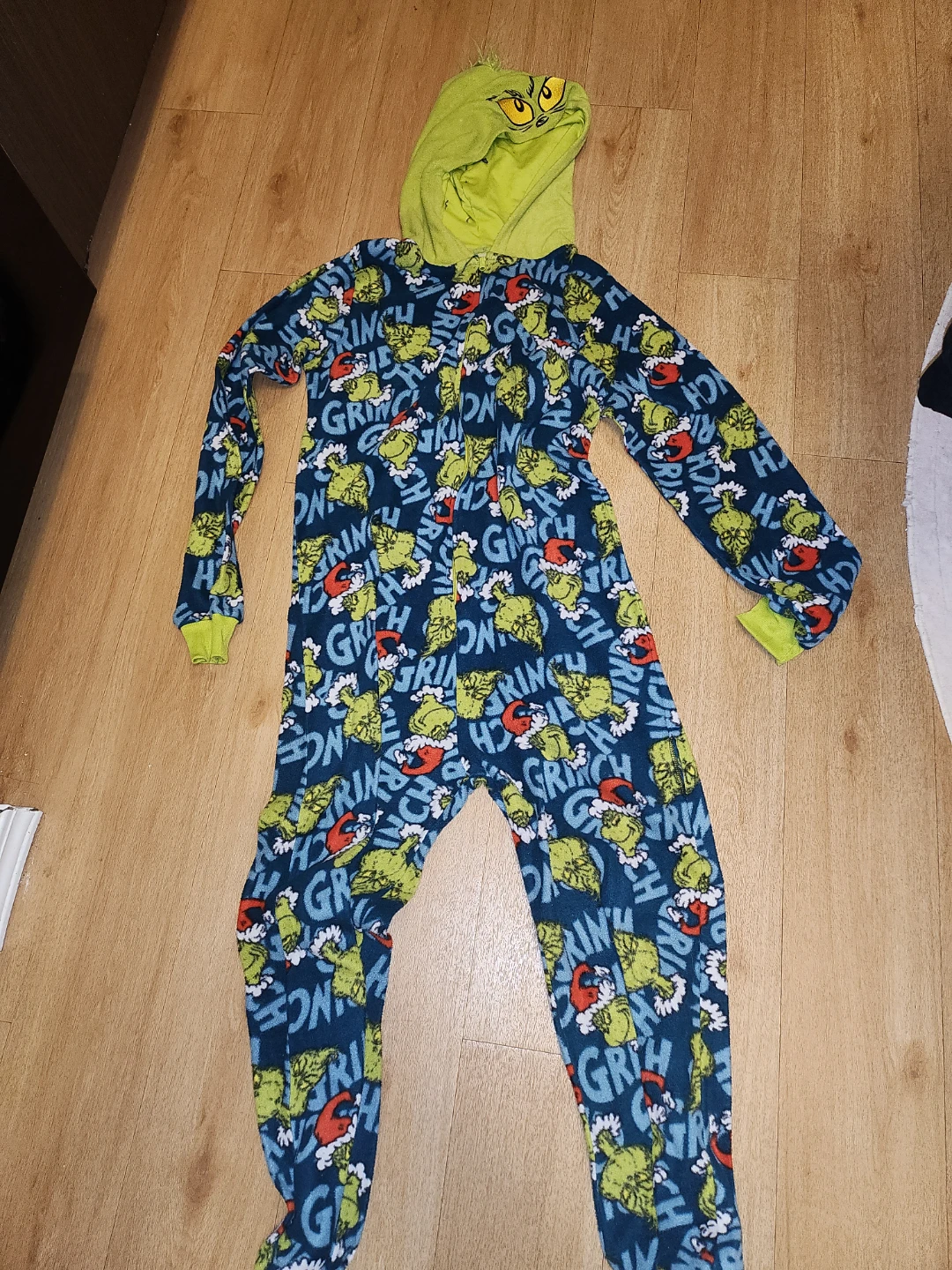 Grinch Fleece Pajamas - Kids