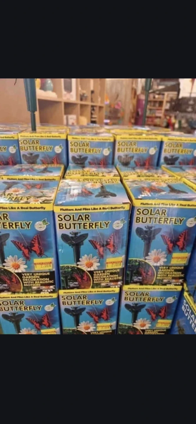 Solar Butterfly Garden Stake just $2 each wow