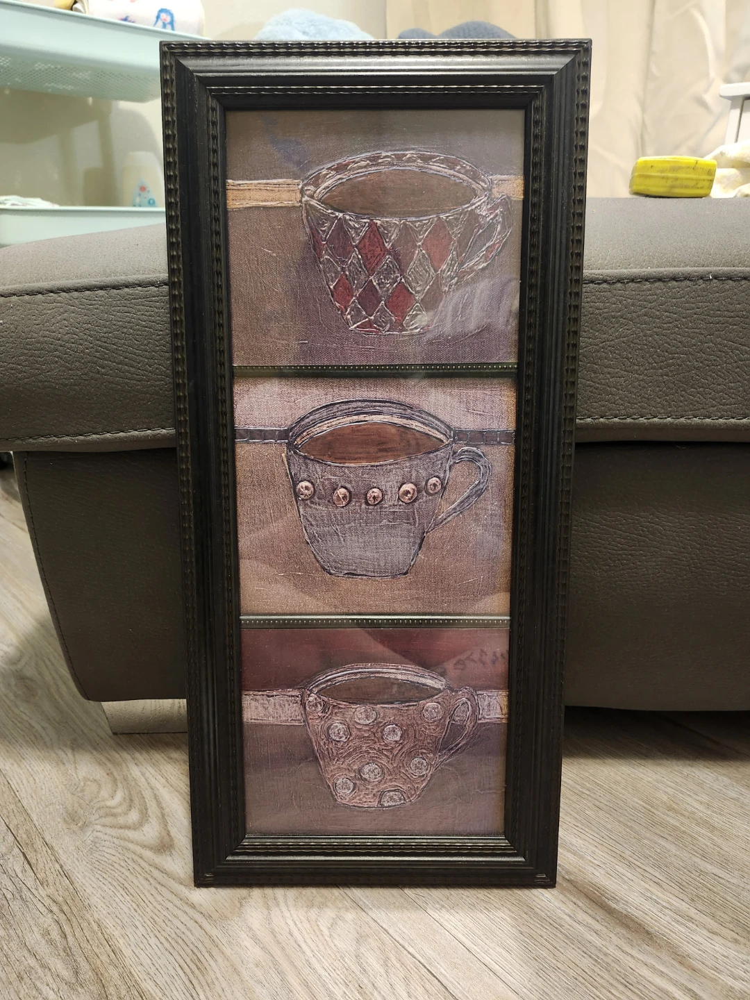 Framed Coffee Cup Wall Art